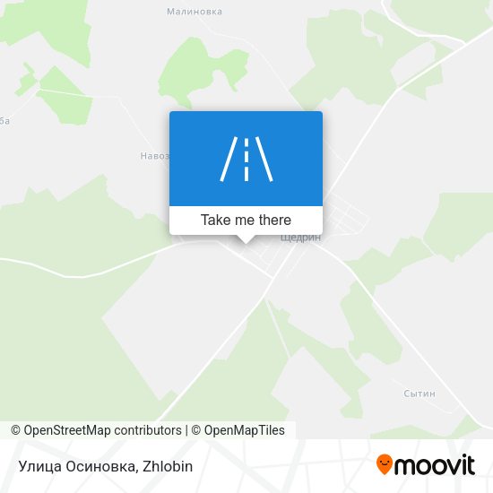 Улица Осиновка map