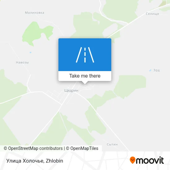 Улица Холочье map