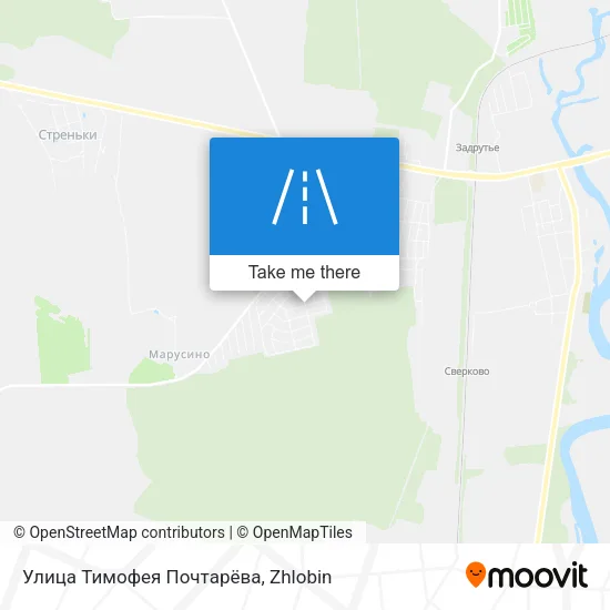 Улица Тимофея Почтарёва map