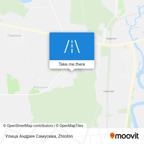 Улица Андрея Самусева map