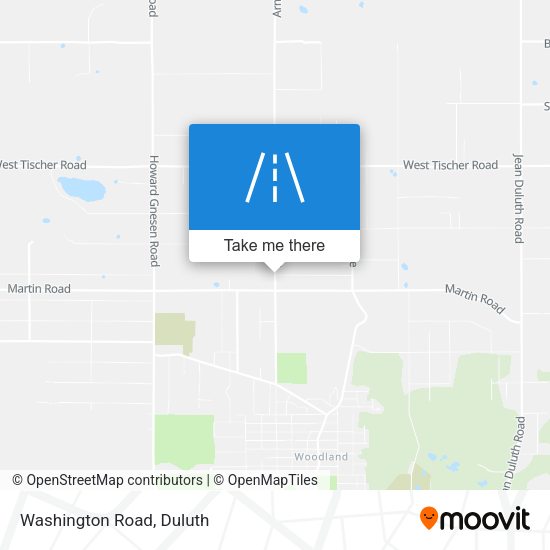 Mapa de Washington Road