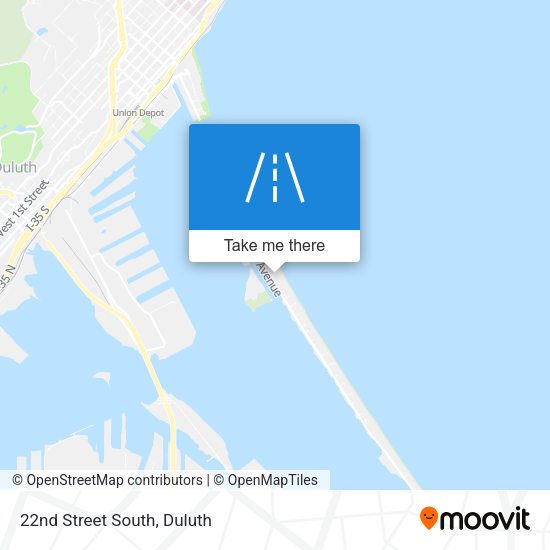 Mapa de 22nd Street South