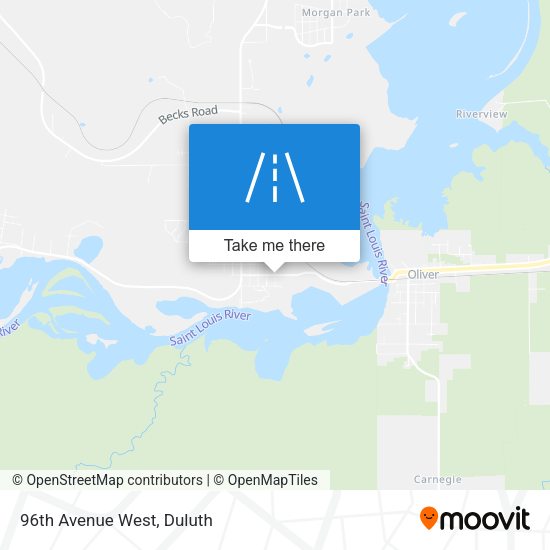 Mapa de 96th Avenue West