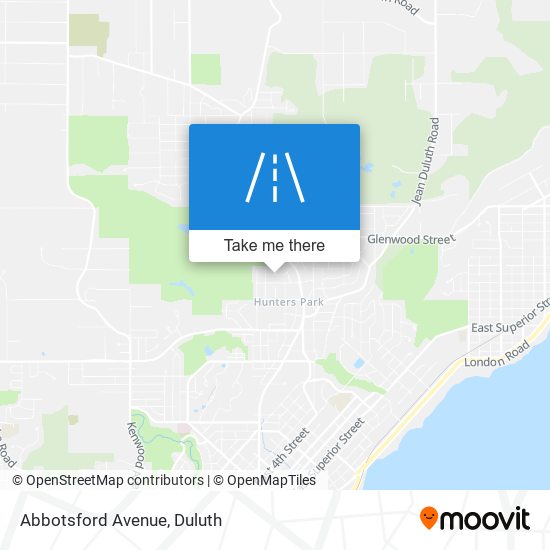 Abbotsford Avenue map