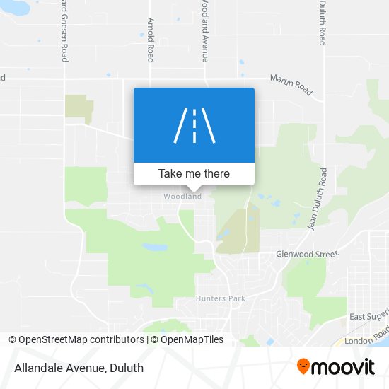 Allandale Avenue map