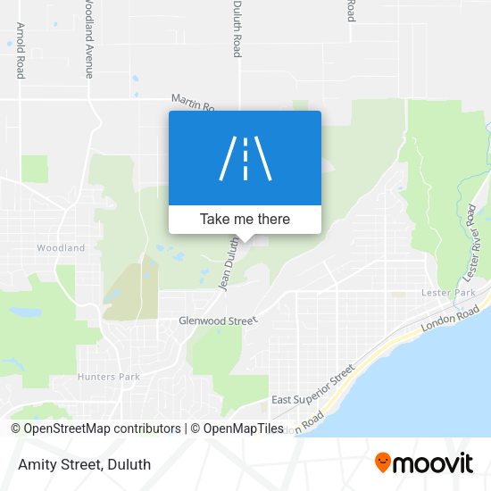 Mapa de Amity Street