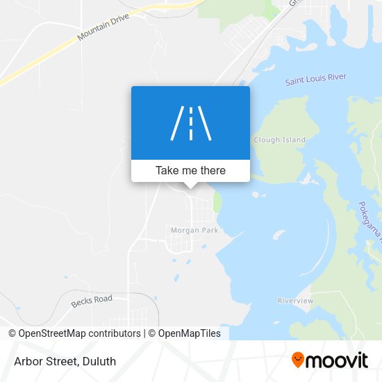 Mapa de Arbor Street