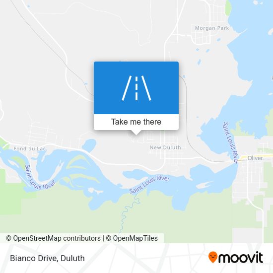 Mapa de Bianco Drive