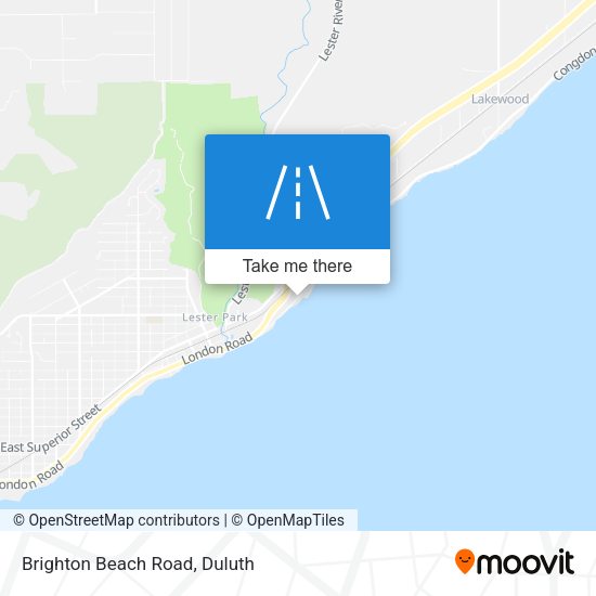Brighton Beach Road map