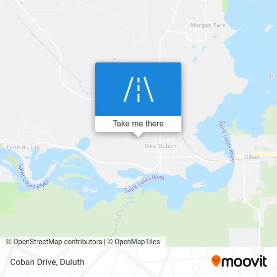 Coban Drive map