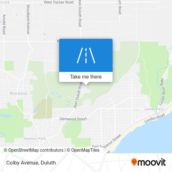 Mapa de Colby Avenue