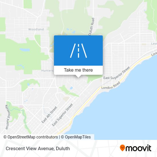 Crescent View Avenue map