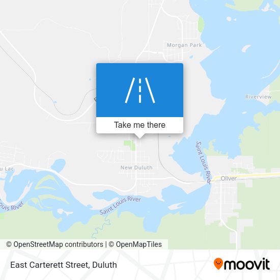 East Carterett Street map