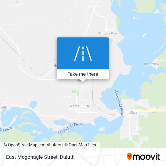 East Mcgonagle Street map