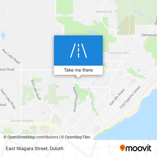 East Niagara Street map
