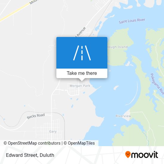 Mapa de Edward Street
