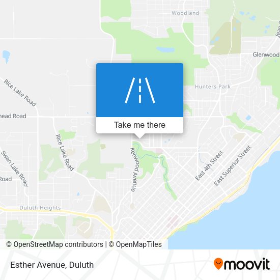 Mapa de Esther Avenue