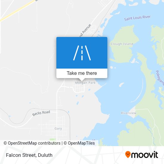 Mapa de Falcon Street