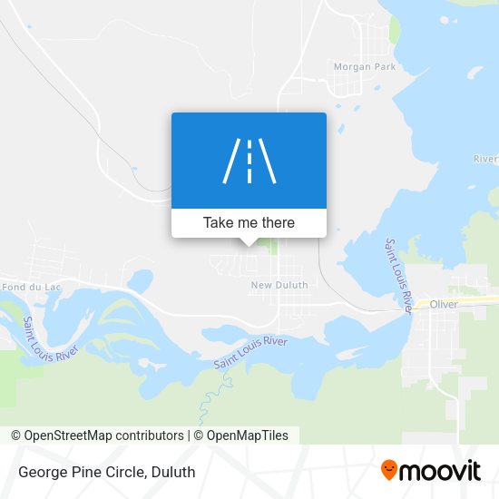 Mapa de George Pine Circle