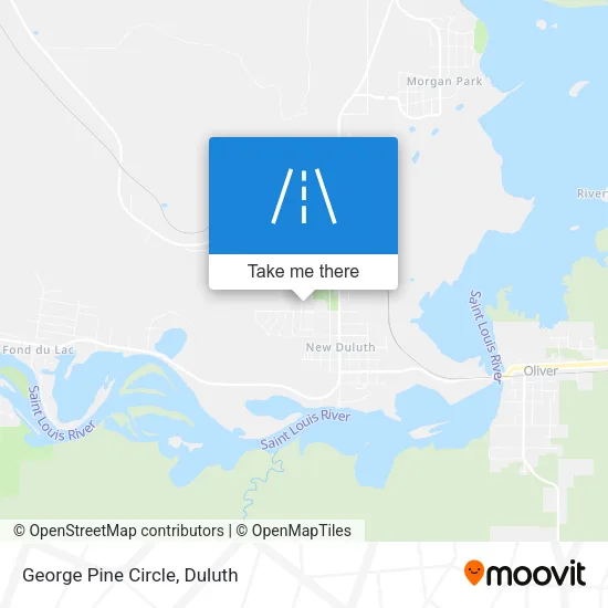 Mapa de George Pine Circle