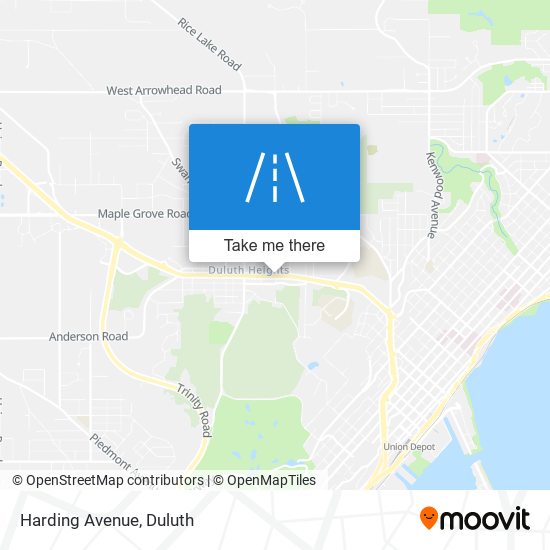 Mapa de Harding Avenue