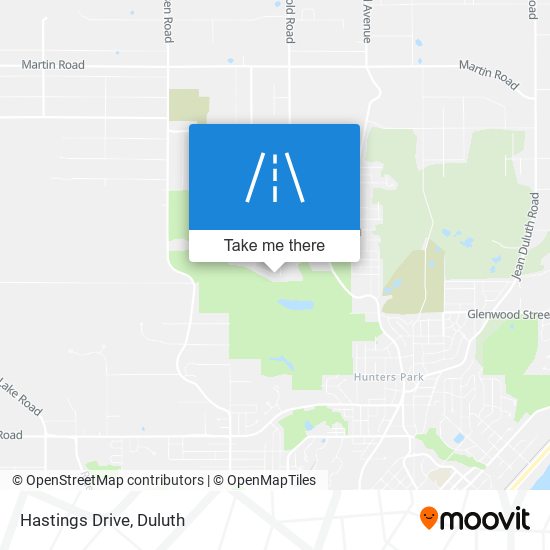 Hastings Drive map