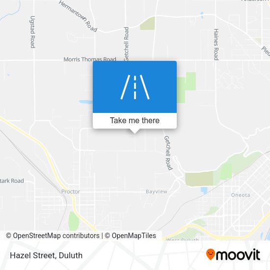 Mapa de Hazel Street