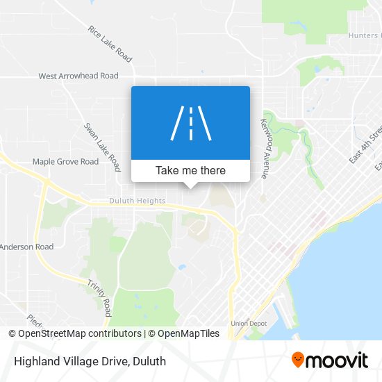 Mapa de Highland Village Drive