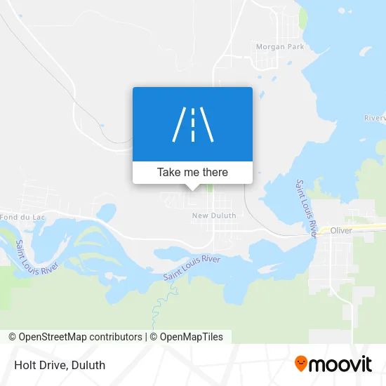 Holt Drive map
