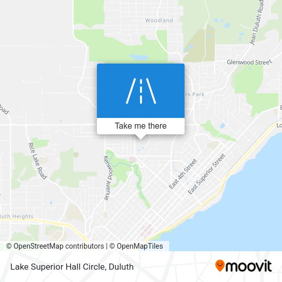 Lake Superior Hall Circle map