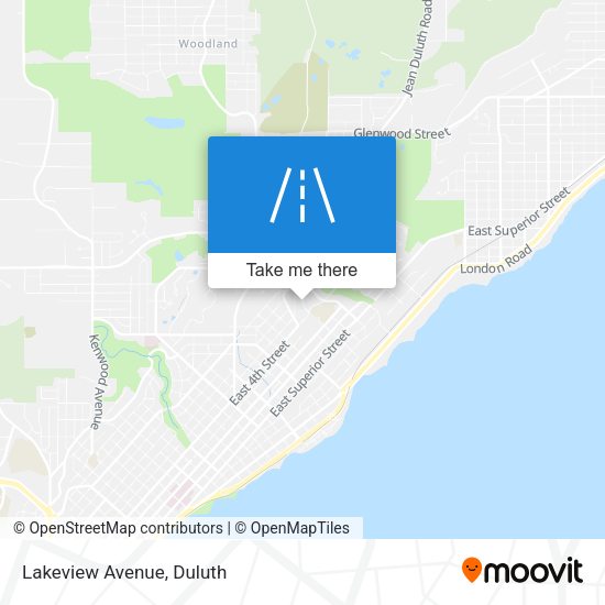 Mapa de Lakeview Avenue