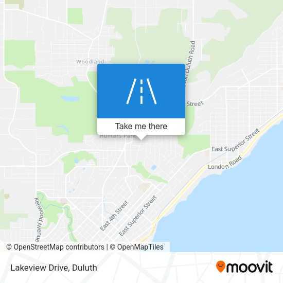 Mapa de Lakeview Drive