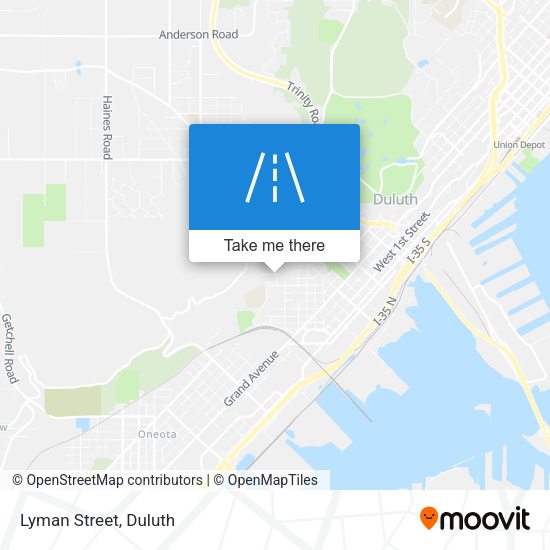 Mapa de Lyman Street