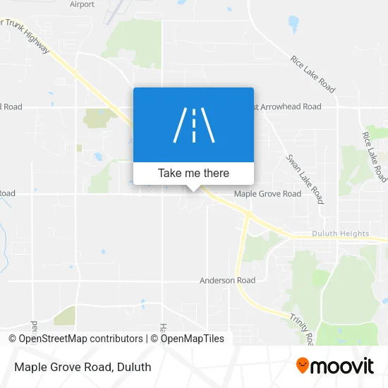 Maple Grove Road map