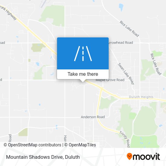 Mapa de Mountain Shadows Drive
