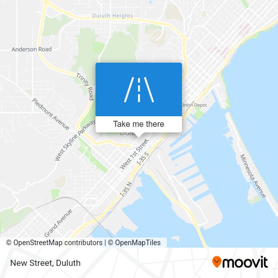 Mapa de New Street
