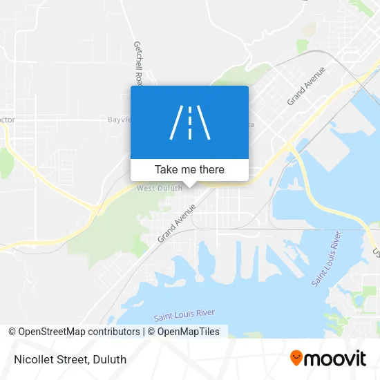 Nicollet Street map