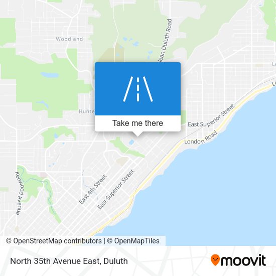 Mapa de North 35th Avenue East