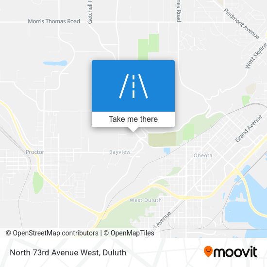 Mapa de North 73rd Avenue West