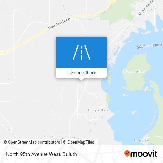 Mapa de North 95th Avenue West