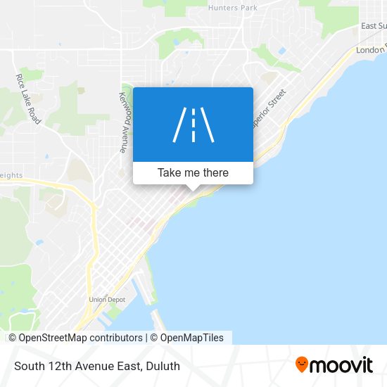 Mapa de South 12th Avenue East