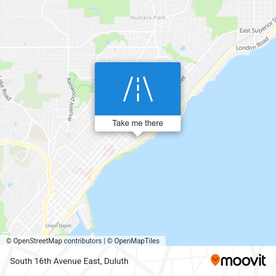 Mapa de South 16th Avenue East