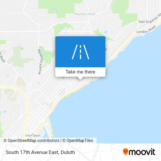South 17th Avenue East map