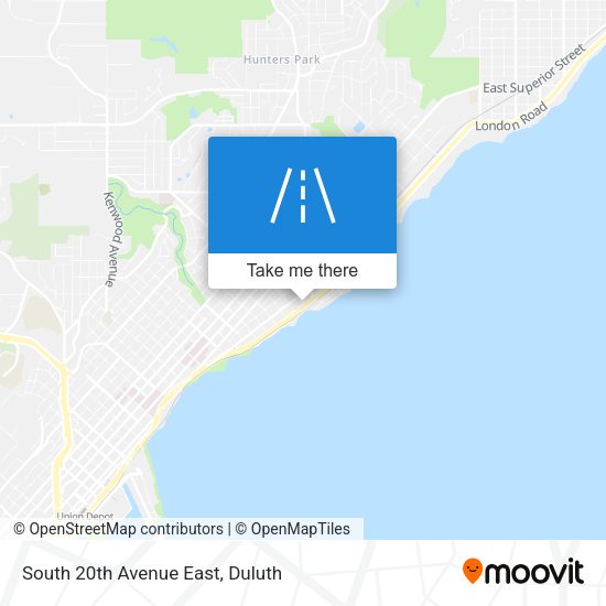 Mapa de South 20th Avenue East