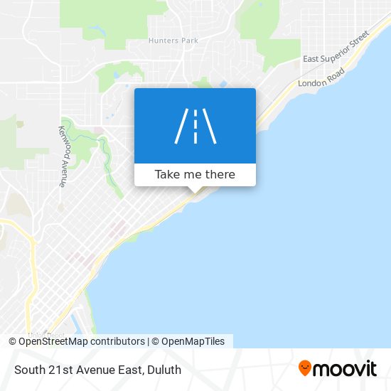 South 21st Avenue East map