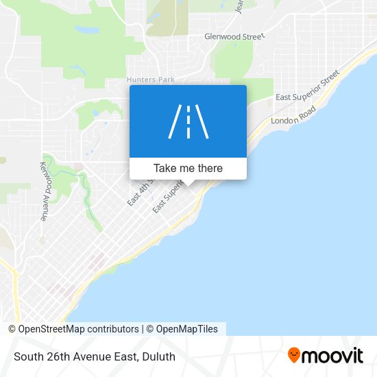 Mapa de South 26th Avenue East