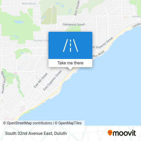 South 32nd Avenue East map