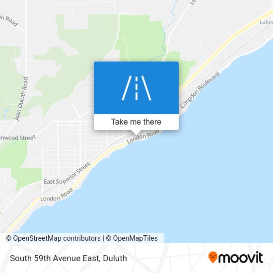 Mapa de South 59th Avenue East