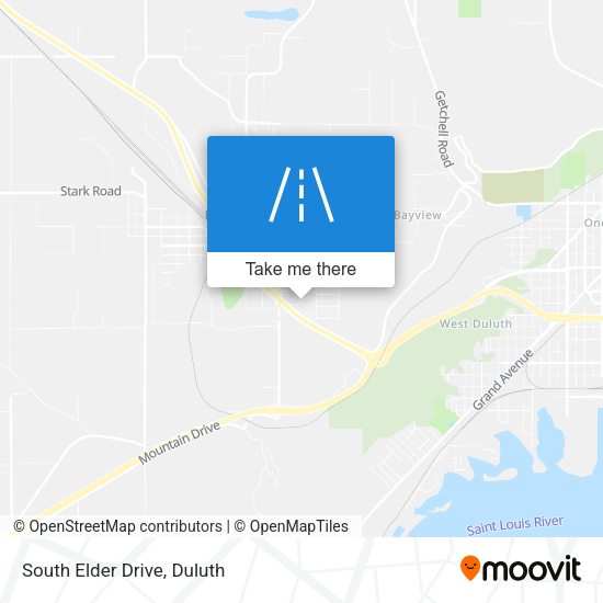 South Elder Drive map