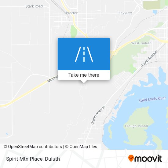 Mapa de Spirit Mtn Place